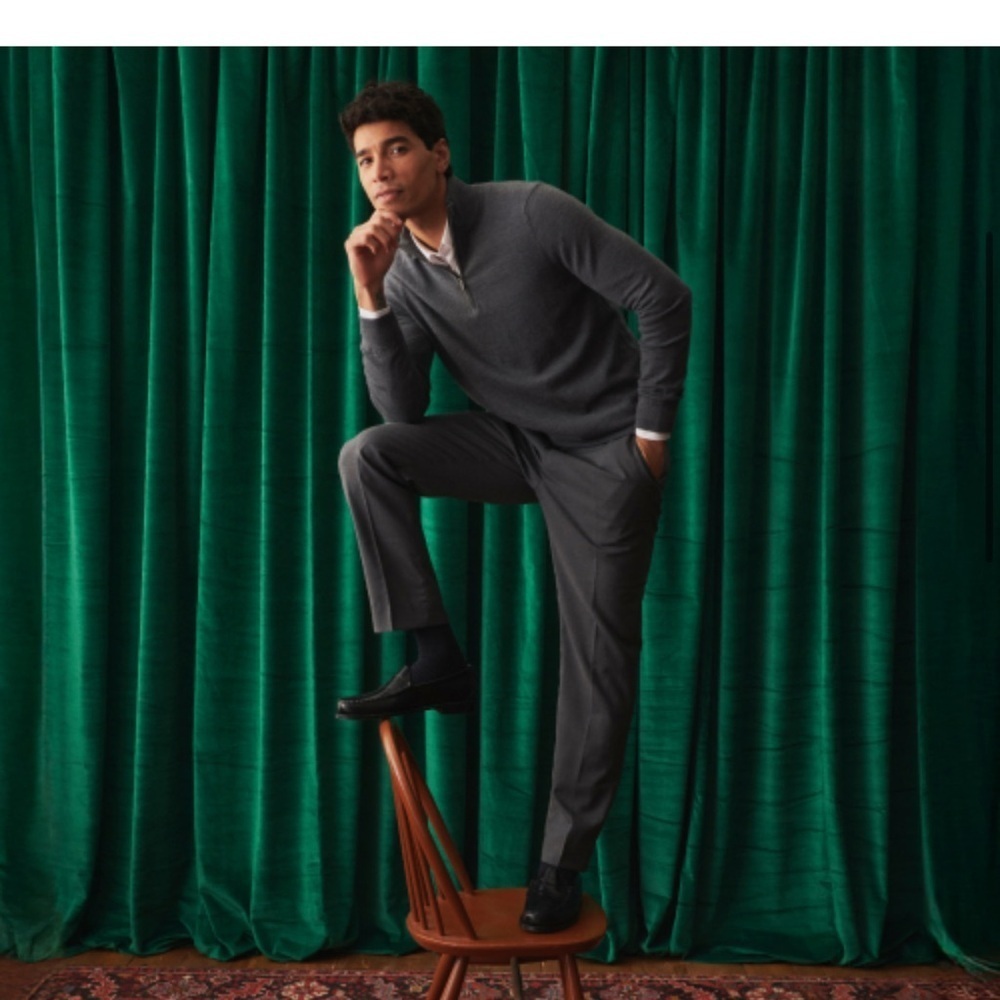 SPOKE Fridays Wool Blend Trouser Build A Size 36